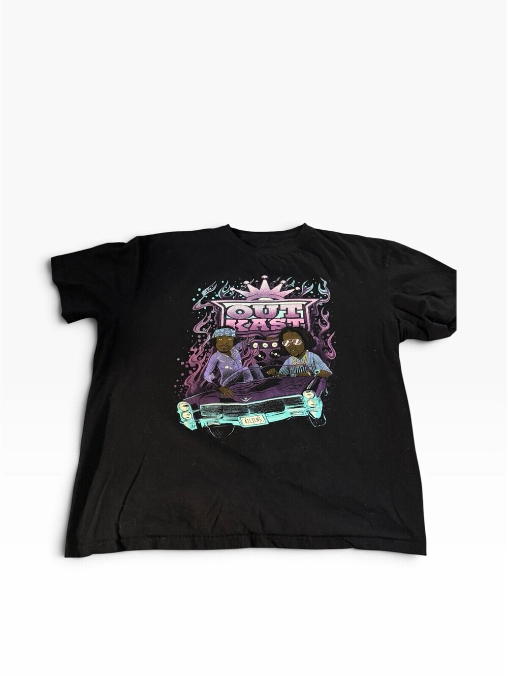 OutKast T Shirt Black Graphic Hip Hop Rap Vintage L